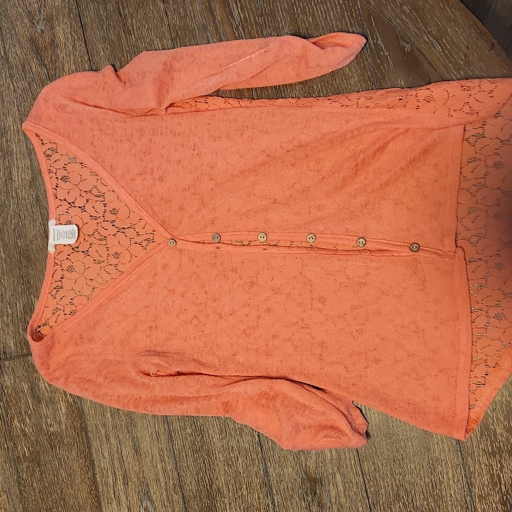 Peach Cardigan